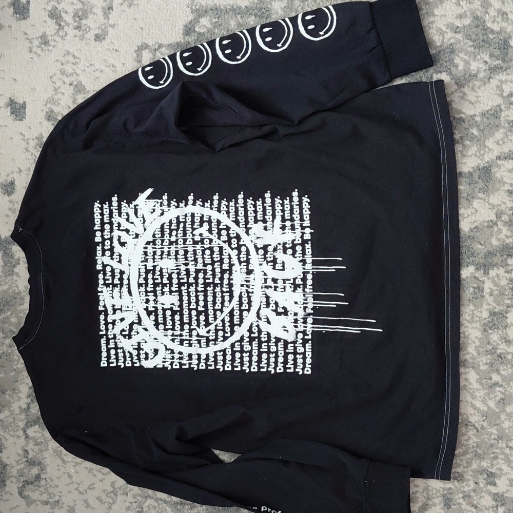 Black Graphic Long Sleeve Shirt - Picture 5 of 8